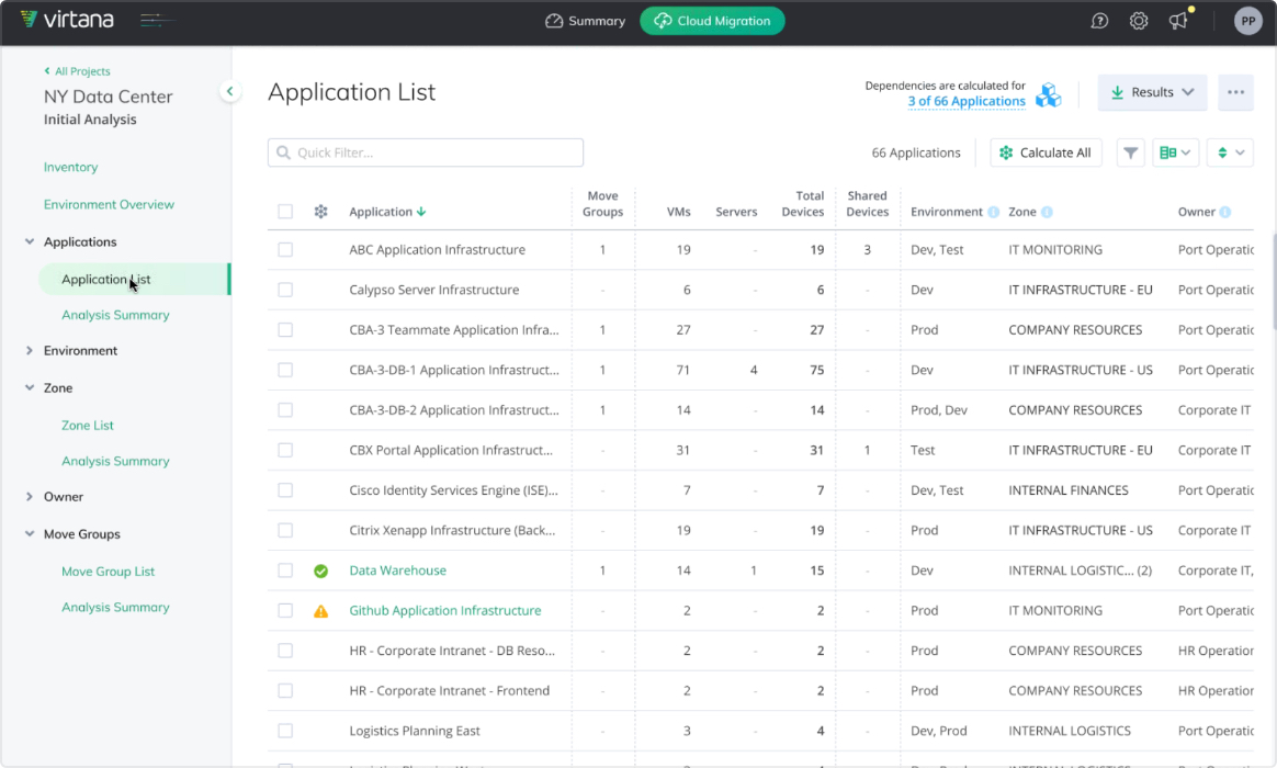 application-list